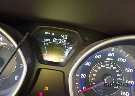 2013 Hyundai Elantra Gls z USA, uszkodzony, nr VIN 5NPDH4AE5DH245137